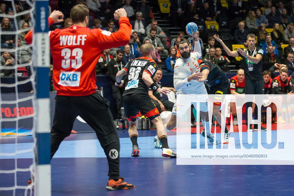 MAQUEDA PENA Jorge (Espagne - Spain) HANDBALL : Championnat d Europe 2020 : Allemagne vs Espagne - 01 11 2020 THEOPHILELaurent Panoramic