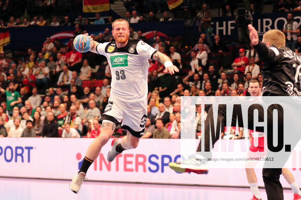 Deutschland - Weissrussland, EHF Euro 2020 Patrick Zieker (Deutschland 93)., Wien Wien Oesterreich Eissporthalle