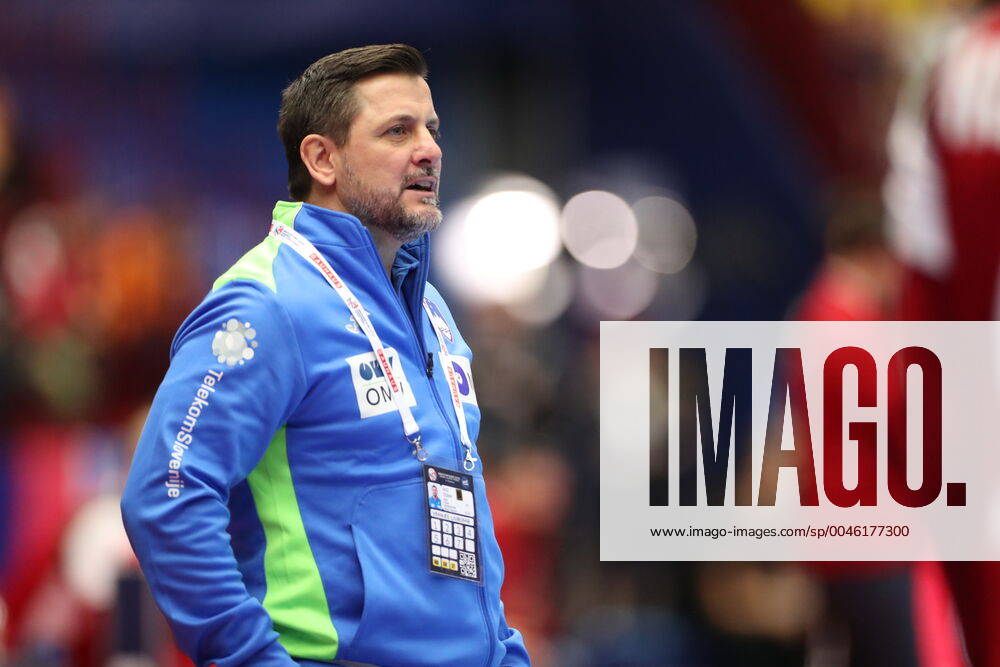 MALMOE 20200119 Slovenia s head coach Ljubomir Vranjes during the Men s European Handball Championship main round Group 2 match between Slovenia and Hungary at Malmo Arena, Friday Jan. 19, 2020. Foto Andreas Hillergren TT kod 10600 Malmo Sweden