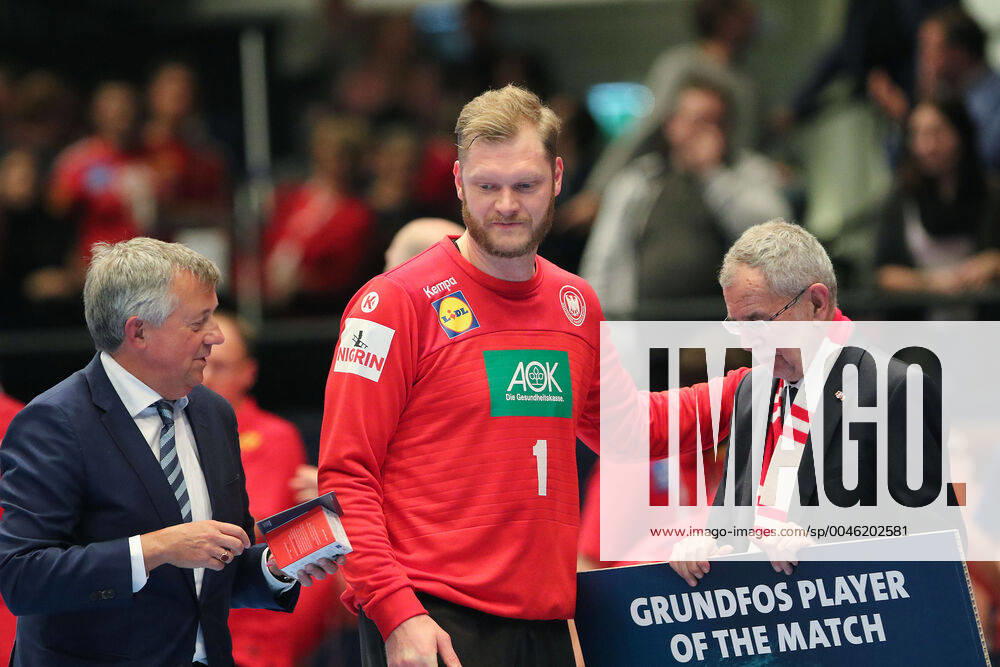 Oesterreich - Deutschland, EHF Euro 2020 Player of the Match: Johannes Bitter (Deutschland 1, Torwart),, Wien Wien Oesterreich Eissporthalle
