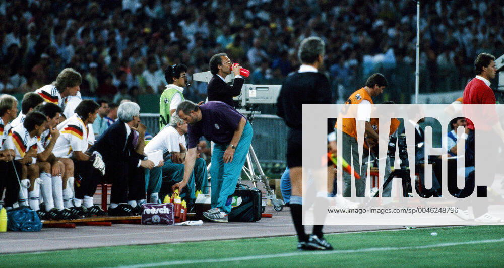 Deutschland - Argentinien Italien, Rom, 08.07.1990, Fussball, FIFA WM 1990 in Italien, Finale, DFB Deutschland - Argentinien (1:0): Franz Beckenbauer (Trainer Deutschland).