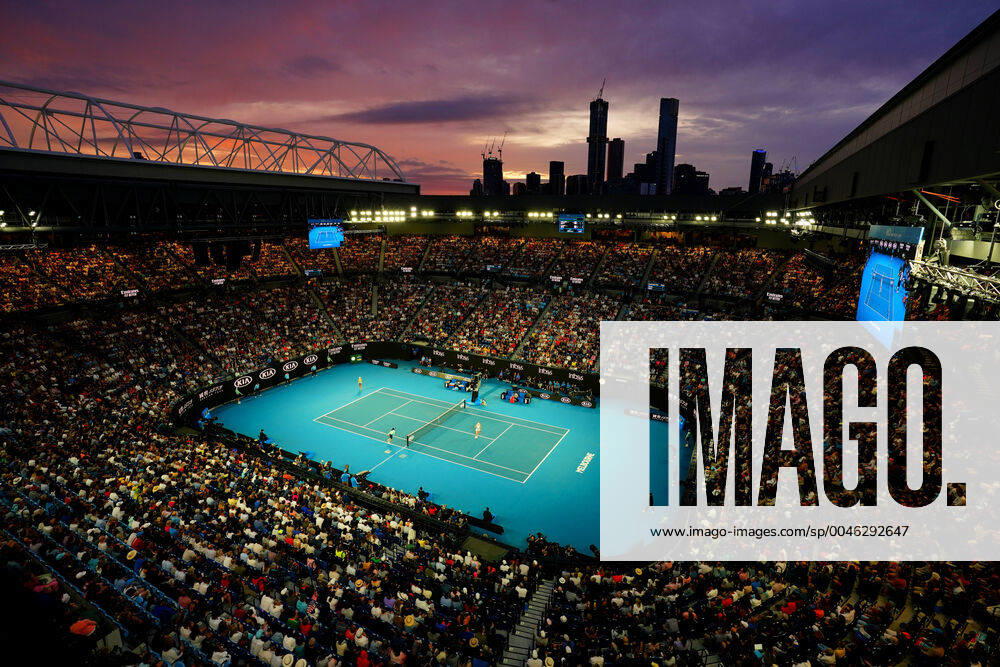 KW04 AUSTRALIAN OPEN DAY 7, A general view during the fourth round match between Ashleigh Barty of Australia and Alison Riske of the USA on day seven of the Australian Open tennis tournament at Rod Laver Arena in Melbourne, Sunday, January 26, 2020. ( NO ARCHIVING, , NO USE IN BOOKS WITHOUT CONSENT MELBOURNE VIC AUSTRALIA