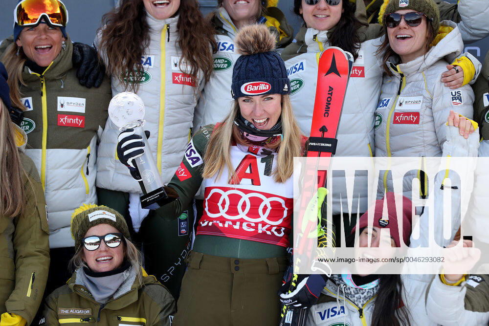 KW04 ALPINE SKIING - FIS WC Bansko BANSKO,BULGARIA,26.JAN.20 - ALPINE SKIING - FIS World Cup, Super G, ladies. Image shows Mikaela Shiffrin (USA). GEPAxpictures xM.xEngelbrecht