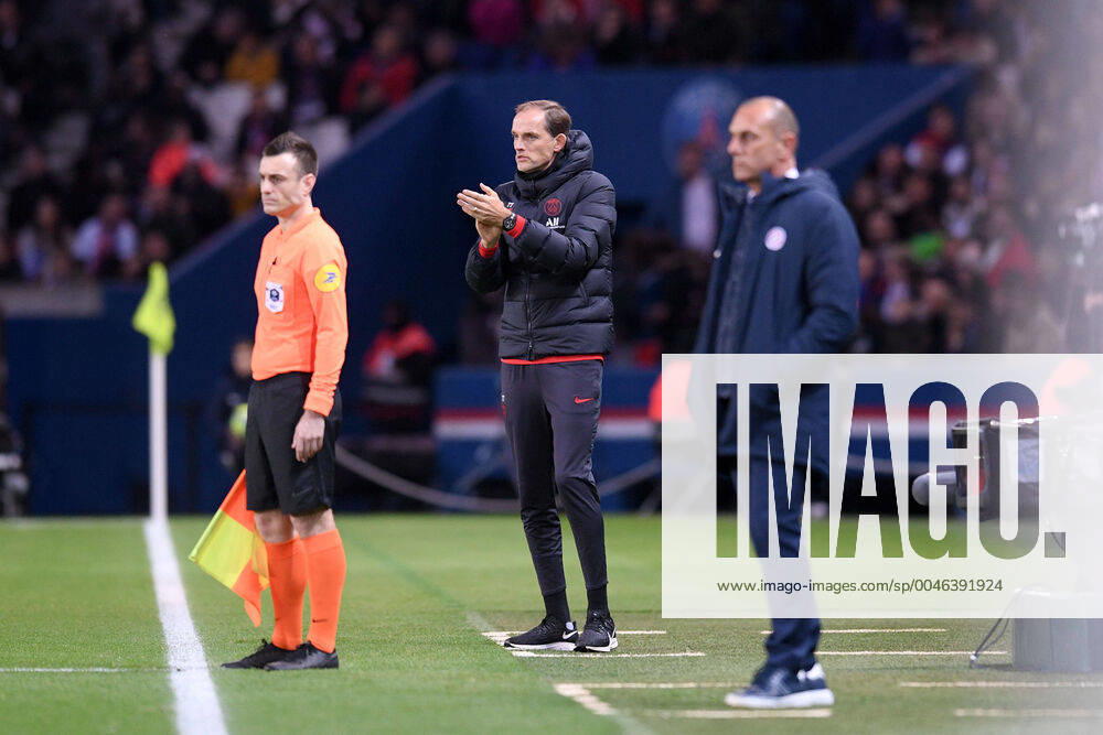 THOMAS TUCHEL (ENTRAINEUR PSG) FOOTBALL : Paris SG vs Montpellier - Ligue 1 Conforama - 01 02 2020 FEP Panoramic