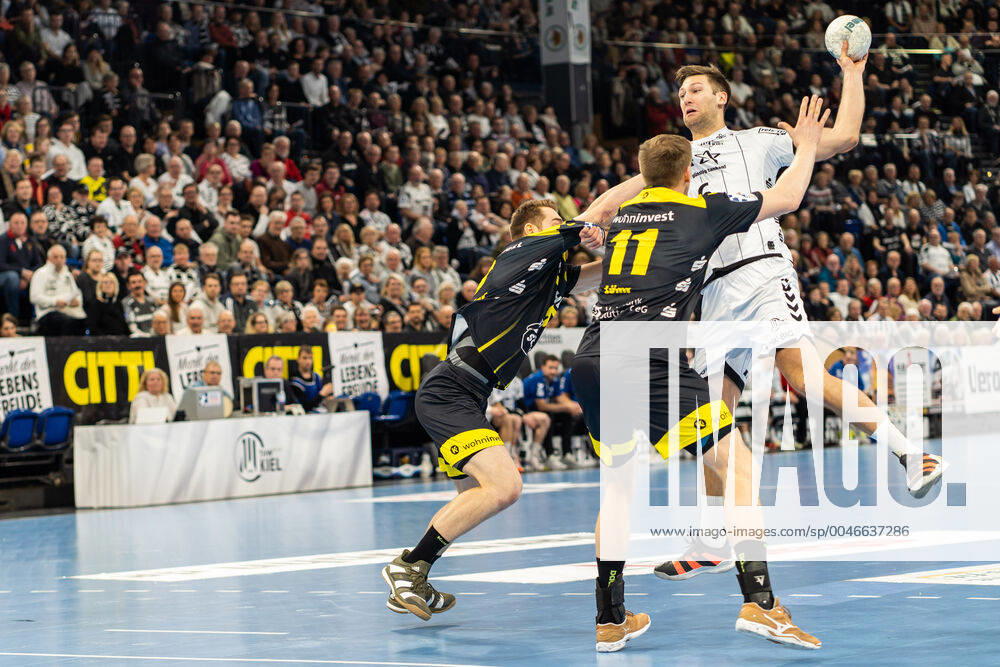 THW Kiel gegen TVB 1898 Stuttgart am 16.2.2020 THW Kiel gegen TVB 1898 Stuttgart in der LIQUI MOLY Handball-Bundesliga am 25. Spieltag, in der Sparkassen Arena (Kiel) am 16.2.2020