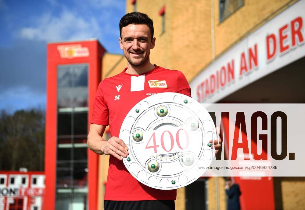 KW09 Fussball, Herren, Saison 2019 2020, 1. Bundesliga, 1. FC Union Berlin, der zweifache Deutsche Meister Christian Gentner (1. FC Union) steht beim Spiel gegen den VfL Wolfsburg (1. März) vor seinem 400. Bundesligaspiel, 27.02. 2020,