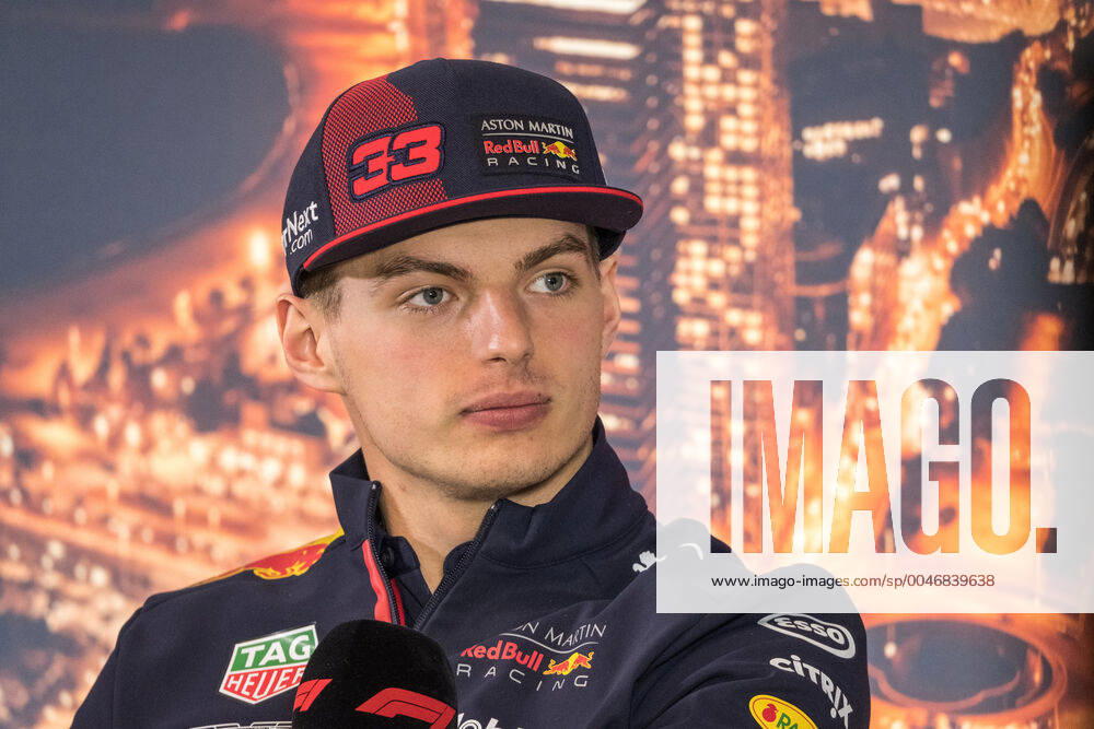 Max Verstappen (Aston Martin Red Bull Racing) bei der Pressekonferenz, Formel 1 Test, Barcelona, Motorsport, Formel 1, Formel 1 Test, Barcelona, Motorsport, Formel 1, Foto: Eibner Barcelona