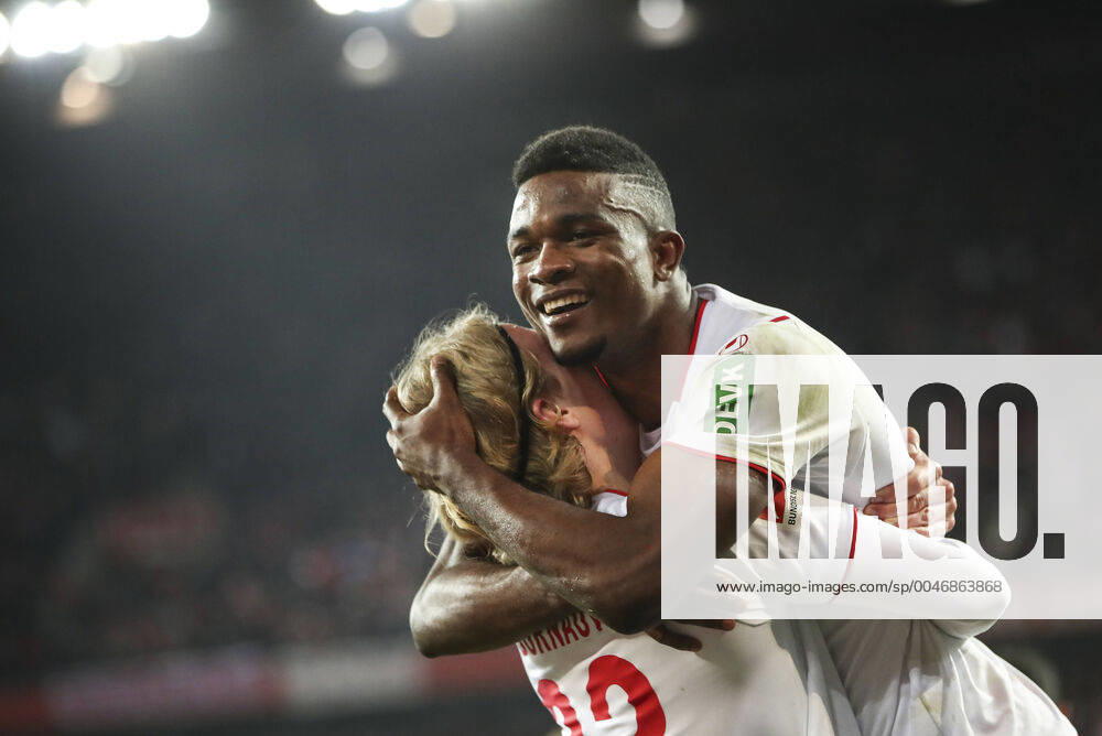 KW09 1. Fussball-Bundesliga; 1. FC Koeln - FC Schalke 04, 29.02.2020 Tor zum 2:;0 durch Jhon Cordoba (1. FC Koeln, 15) - 1.FC Koeln vs. FC Schalke 04 am 29.02.2020 im RheinEnergieStadion in Koeln (Nordrhein-Westfalen). DFL REGULATIONS PROHIBIT ANY USE OF PHOTOGRAPHS AS IMAGE SEQUENCES AND OR QUASI-VIDEO.