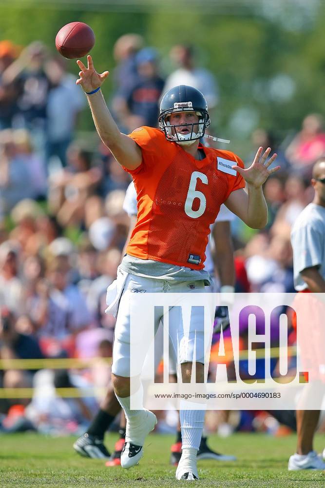 Chicago Bears quarterback Jay Cutler in Bourbonnais, ZUMA-20090802_zaf_cw1_036