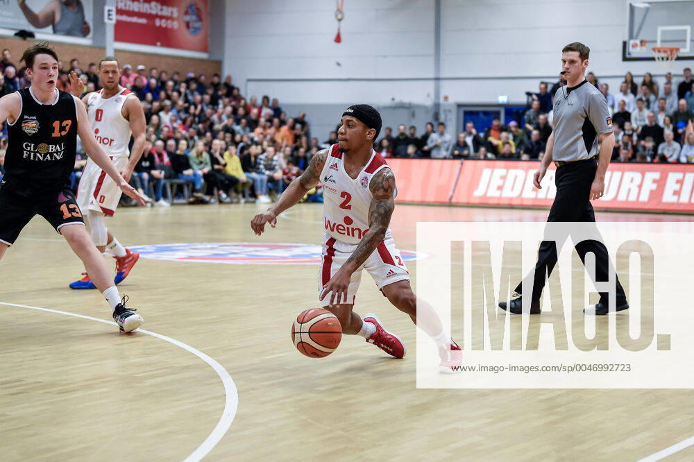 1. Regionalliga West, Rheinstars Koeln vs. Dragons Rhoendorf, 07.03.2020 Vincent Golson (RheinStars Koeln 2), 1. Regionalliga West, Rheinstars Koeln vs. Dragons Rhoendorf am 07.03.2020 in der ASV Koeln in Koeln (Nordrhein-Westfalen)