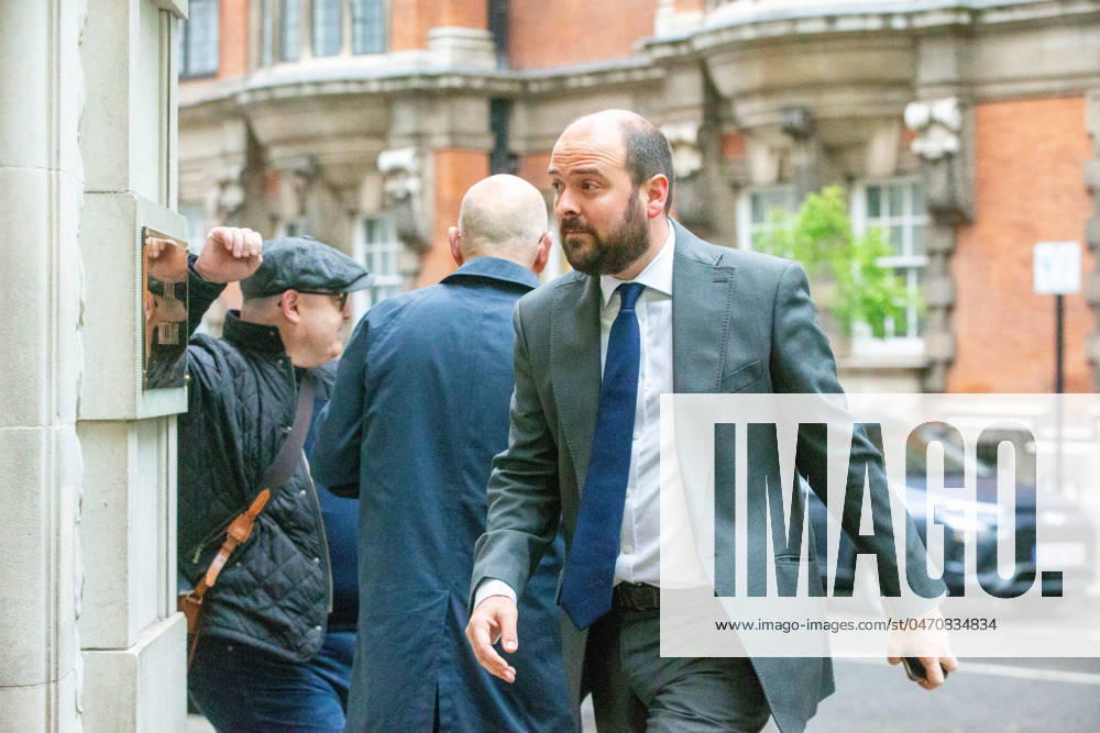Conservative Party Chairman RICHARD HOLDEN is seen outside 10 Westminster for morning media round as the party suffers local and by-election defeat against Labour. London United Kingdom - ZUMAs262 20240503_zip_s262_006