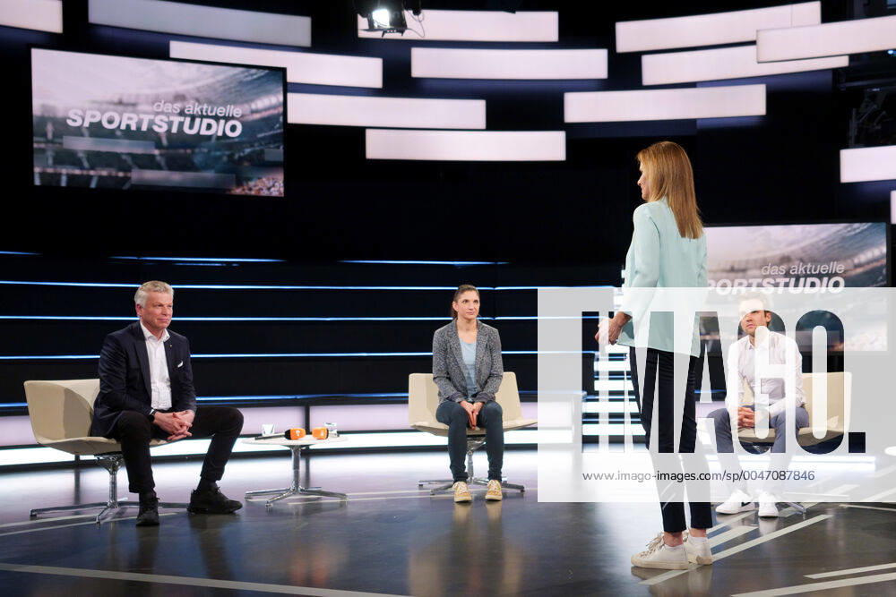Bilder des Jahres 2020, Sport 03 März JUERGEN KESSING, NADINE APETZ, KATRIN MUELLER-HOHENSTEIN, MAXIMILIAN SCHACHTMANN DAS AKTUELLE SPORTSTUDIO ZDF MAINZ