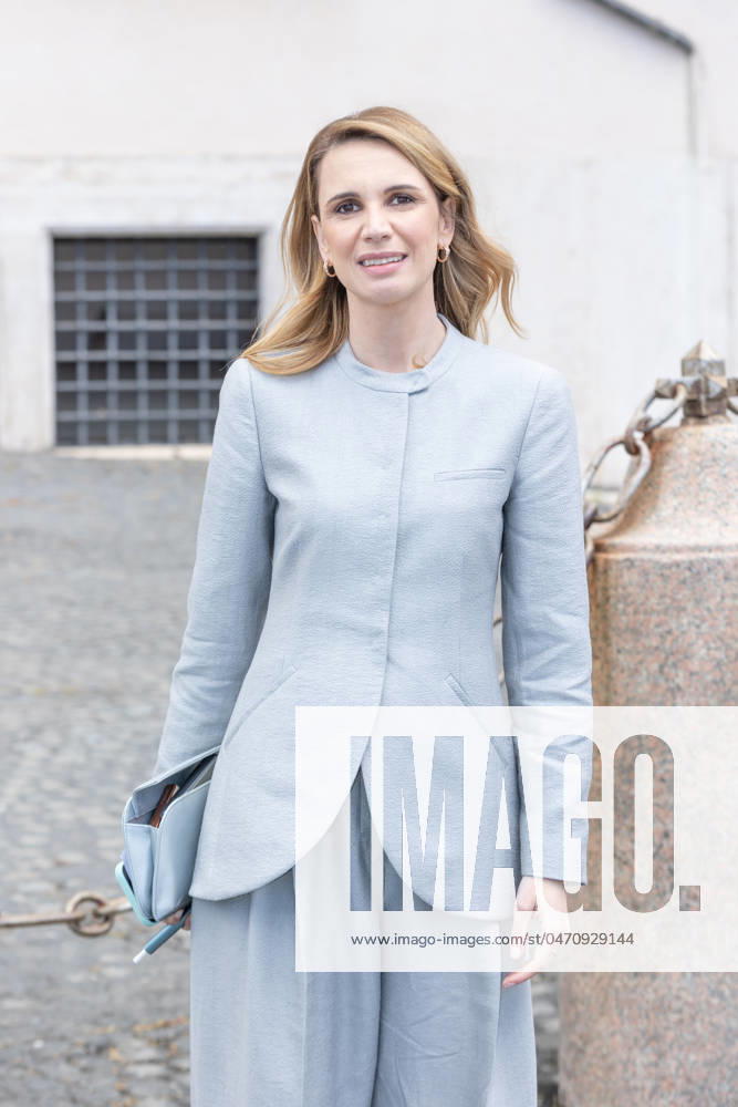 Italy: Nominees for David di Donatello Awards at Quirinale Actress Emanuela Fanelli leaves Quirinale Palace after presentation ceremony of David di Donatello Awards in Rome Rome Italy