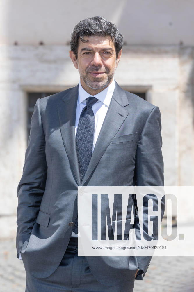 Italy: Nominees for David di Donatello Awards at Quirinale Actor Pierfrancesco Favino leaves Quirinale Palace after presentation ceremony of David di Donatello Awards in Rome Rome Italy