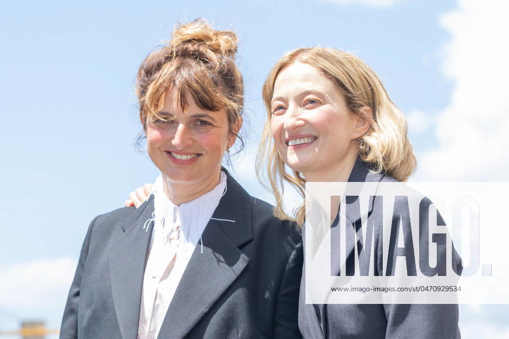 Italy: Nominees for David di Donatello Awards at Quirinale Alba Rohrwacher and Alice Rohrwacher leave Quirinale Palace after presentation ceremony of David di Donatello Awards in Rome Rome Italy
