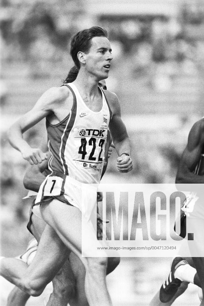 Athletics, World Athletics Championships: Steve Crabb of Great Britain during 1500 m at The World Athletics Championships on September 6, 1987 in Rome, Italy. BILDBYRAN