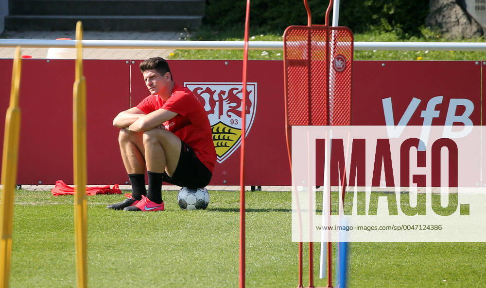 KW15 VfB Stuttgart Training Deutschland, Stuttgart, 08.04.2020, Fussball, 2. Bundesliga, Saison 2019 2020, VfB Stuttgart Training: Mario Gomez.