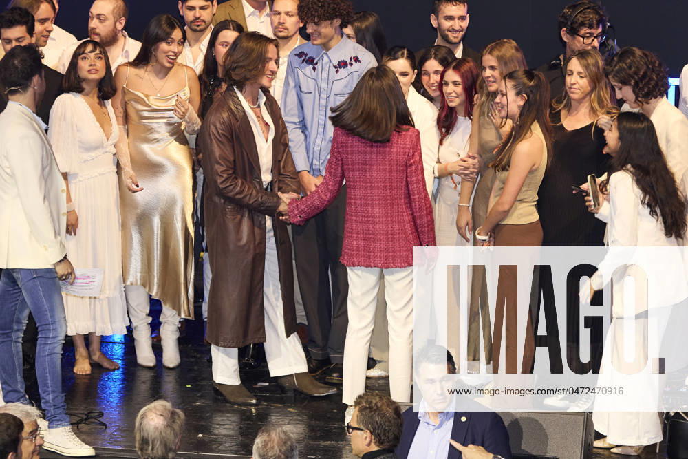 QUEEN LETIZIA of Spain attends the Emoci nArte concert by Princess of Girona Foundation at the Royal Theater Madrid Spain - ZUMAc260 20240506_zep_c260_024