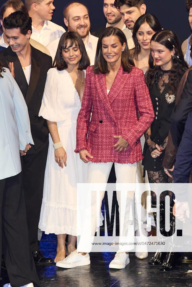 QUEEN LETIZIA of Spain attends the Emoci nArte concert by Princess of Girona Foundation at the Royal Theater Madrid Spain - ZUMAc260 20240506_zep_c260_037