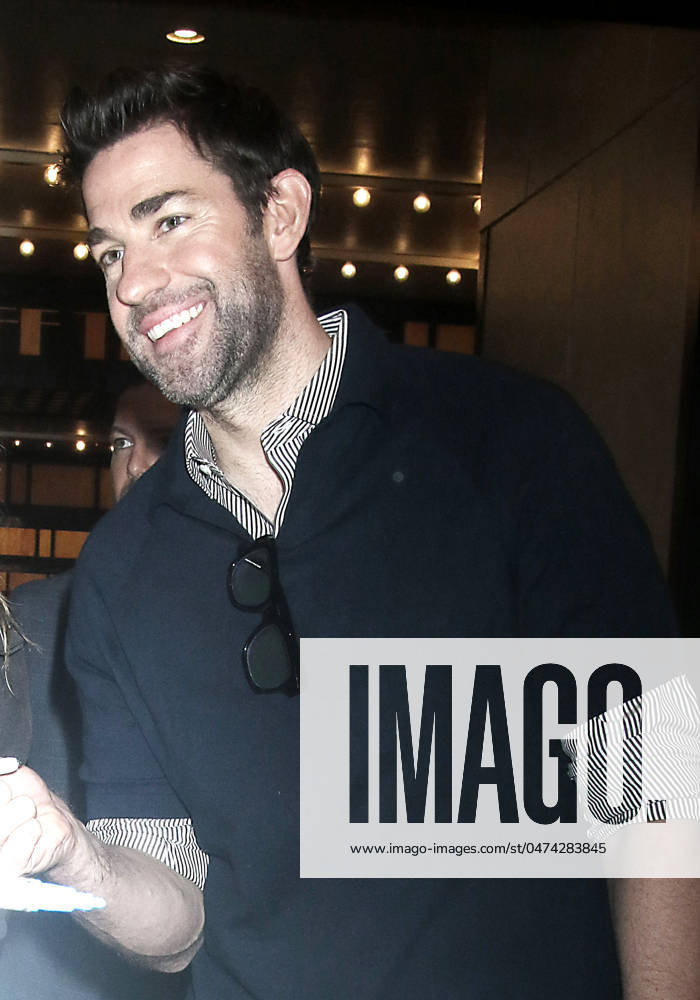 NEW YORK, NY- MAY 9: John Krasinski seen at CBS Mornings on May 09, 2024 in New York City.