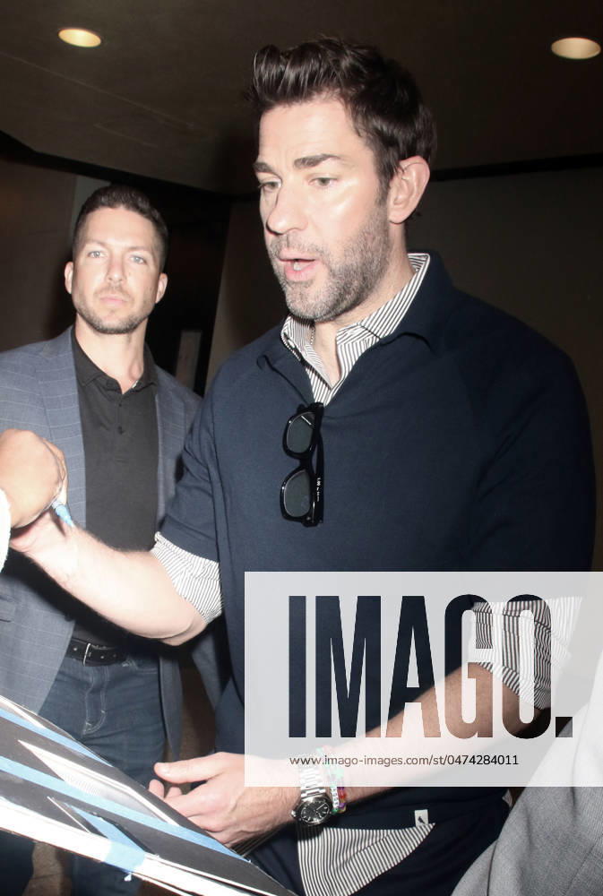 NEW YORK, NY- MAY 9: John Krasinski seen at CBS Mornings on May 09, 2024 in New York City.