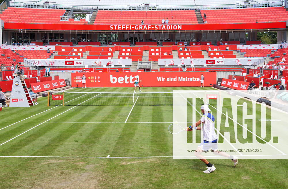 Jan-Lennard STRUFF (GER) lost his match against Roberto BAUTISTA AGUT (ESP) at the Tennis bett1 ACES Tennis Tournament on grass in Berlin