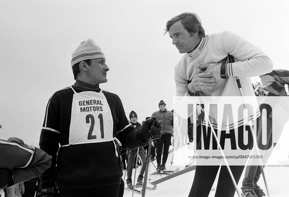 Triple gold medalist in alpine skiing at The Winter Olympic Games, Olympische Spiele, Olympia, OS in Grenoble 1968 Jean-Claude Killy of France is seen during a tour of Sweden on February 23, 1969 in Stockholm. BILDBYRAN