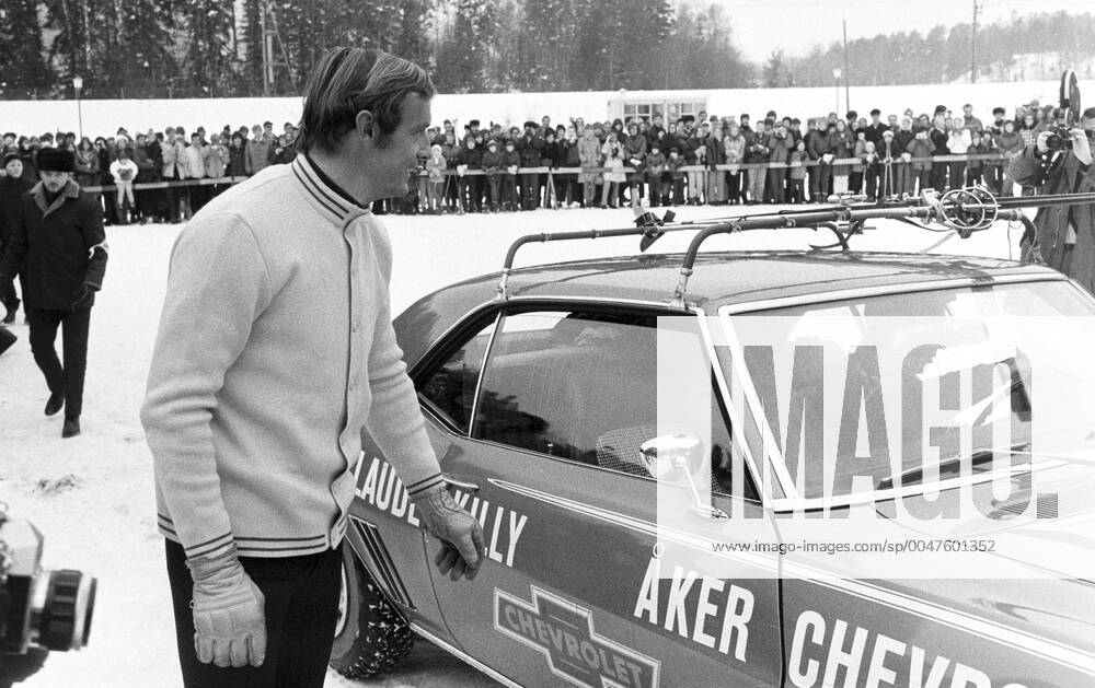 Triple gold medalist in alpine skiing at The Winter Olympic Games, Olympische Spiele, Olympia, OS in Grenoble 1968 Jean-Claude Killy of France is seen during a tour of Sweden on February 23, 1969 in Stockholm. BILDBYRAN