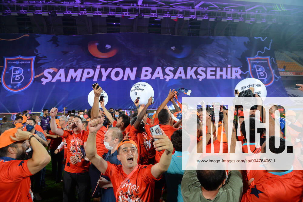 KW29 Basaksehir FK earns their first 2019-2020 Turkish Süper Lig title and becomes the 6th champions in the league history , Istanbul , Turkey on July 19 , 2020. Pictured: