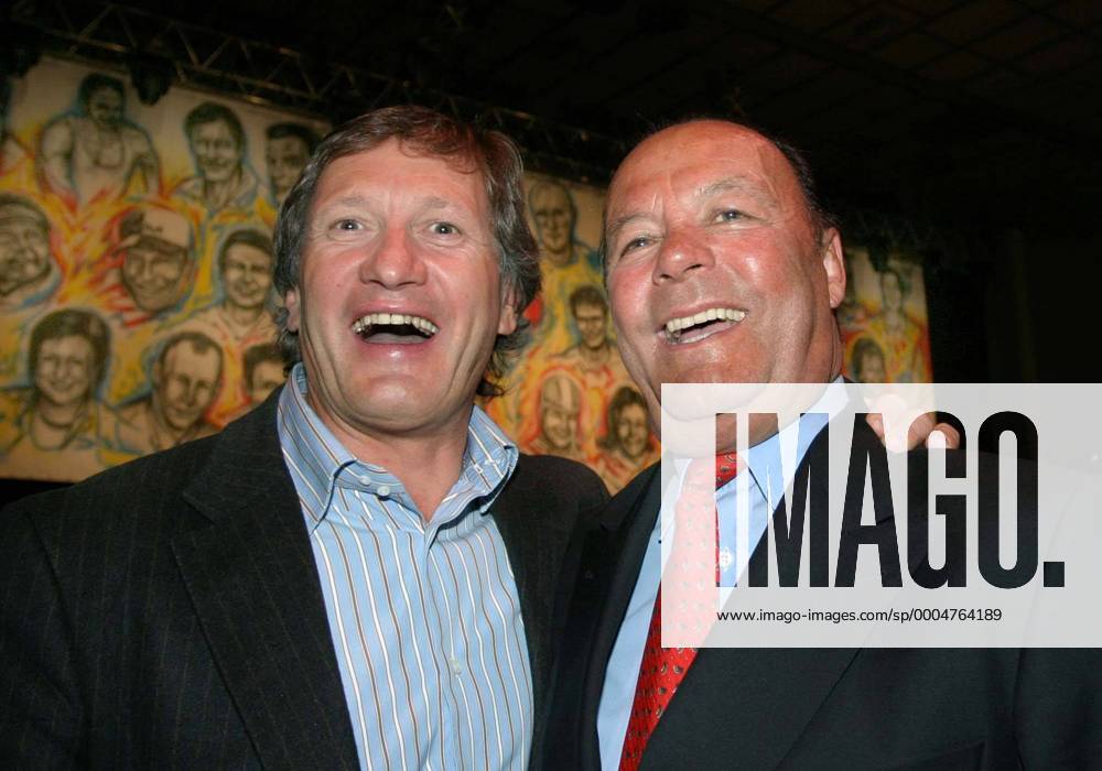 Franz Klammer (li.) und Toni Sailer (AUT) auf der 40 Jahre Inter Gala o0 privat o0 Anton Toni o0 Skisport