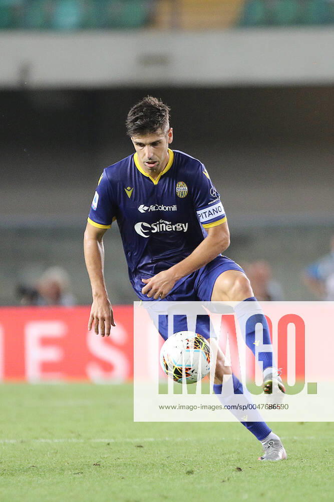 Photo Paola Garbuio LaPresse July 26, 2020 Verona, Italy soccer Hellas Verona vs Lazio - Italian Football Championship League A TIM 2019 2020 - Bentegodi stadium. In the pic: miguel veloso