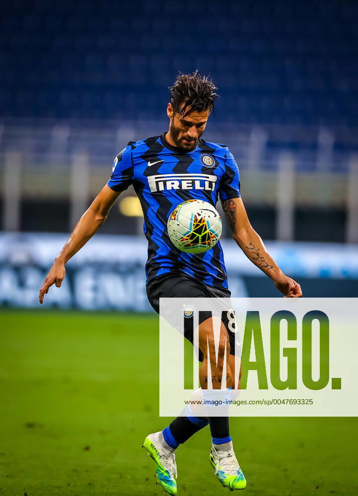 FC Internazionale vs SSC Napoli - Serie A 2019 20 - 28 07 2020 Antonio Candreva of FC Internazionale during the Serie A 2019 20 match between FC Internazionale vs SSC Napoli at the San Siro Stadium, Milan, Italy on July 28, 2020 - Photo Fabrizio Carabelli