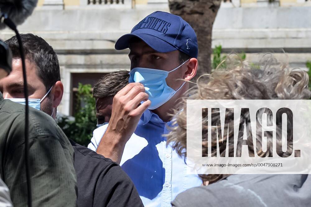 Manchester United, ManU captain Harry Maguire is in court following his arrest on the island of Mykonos, Greece..The England footballer, 27, was arrested following an alleged fight on Thursday night, along with two other Britons..Police said there had been an altercation and an exchange of words with officers, and that the three men would appear before a prosecutor on the nearby island of Syros on Saturday. Syros Island Greece - ZUMAe114 0103265405st