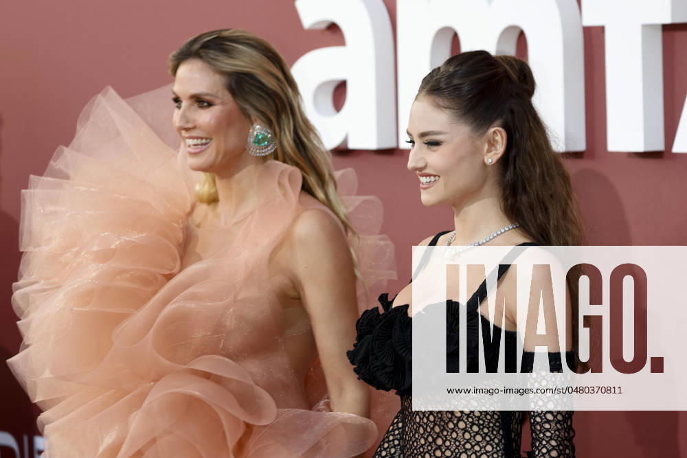 Heidi & Leni Klum attend the amfAR Cannes Gala 2024 during the 77th Annual Cannes Filmfest at Hotel du Cap-Eden-Roc in Cap d Antibes, France, on 23 May 2024. Photo: - ZUMAm179 20240523_zep_m179_117