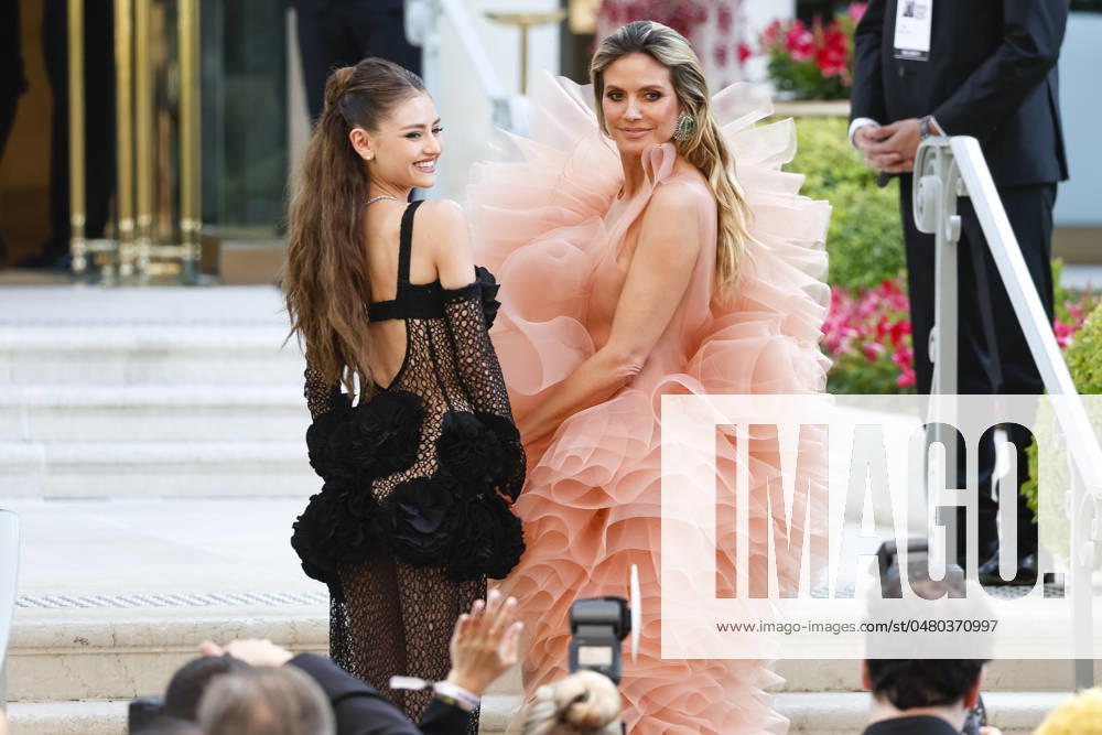 Heidi & Leni Klum attend the amfAR Cannes Gala 2024 during the 77th Annual Cannes Filmfest at Hotel du Cap-Eden-Roc in Cap d Antibes, France, on 23 May 2024. Photo: - ZUMAm179 20240523_zep_m179_124