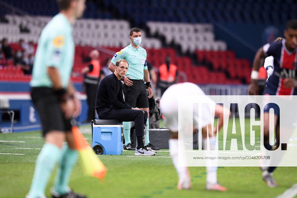 THOMAS TUCHEL (ENTRAINEUR PSG) FOOTBALL : Paris SG vs Marseille - Ligue 1 Uber Eats - 13 09 2020 FEP Panoramic