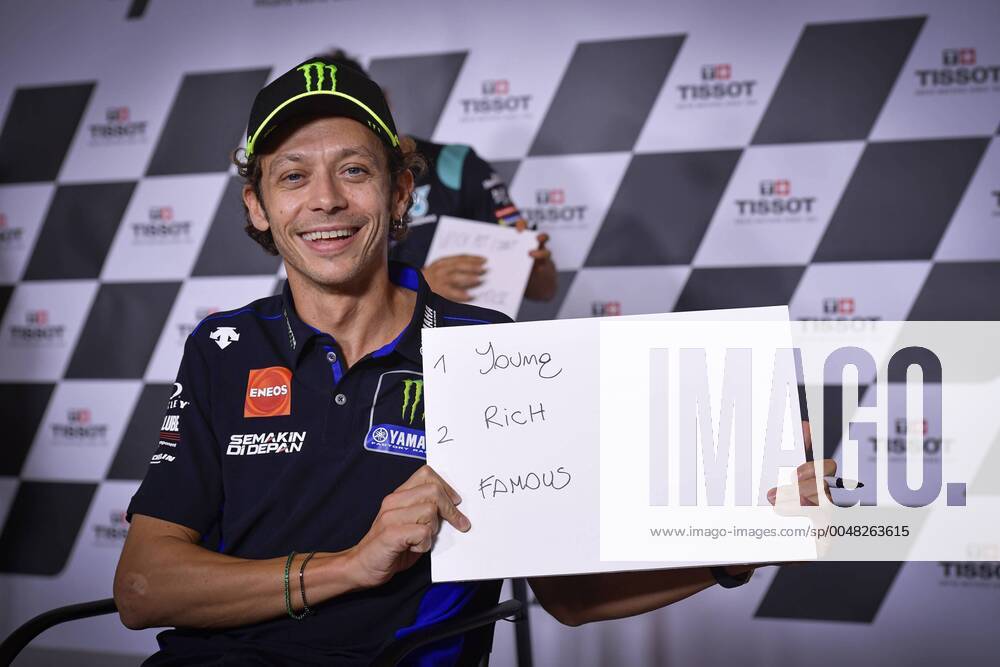 KW38 Press Confference before Grand Prix TISSOT dell Emilia Romagna e della Riviera di Rimini at Misano World Circuit Marco Simoncelli. 17 September, 2020 Rueda de prensa antes del Gran Premio TISSOT dell Emilia Romagna e della Riviera di Rimini en el Misano World Circuit Marco Simoncell 17 septiembre, 2020 Valentino Rossi (Monster Energy Yamaha MotoGP) POOL MotoGP.com Cordon Press Cordon Press