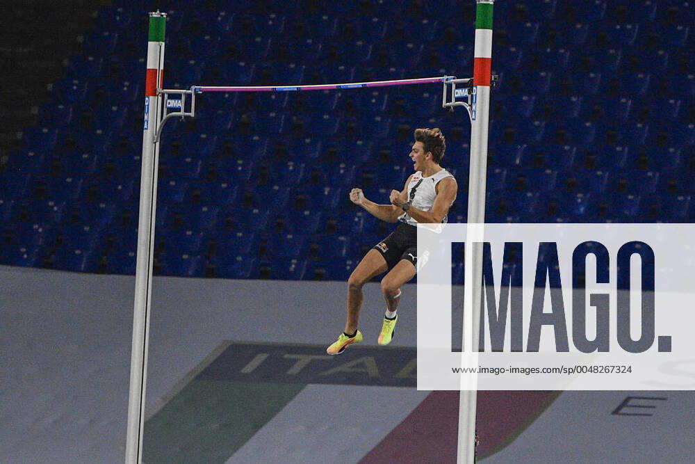 KW38 Photo Fabrizio Corradetti - LaPresse September 17st 2020 Rome ( Italy ) Athletics Golden Gala Pietro Mennea 2020 - Olimpico stadium of Roma. In the pic:Armand Duplantis