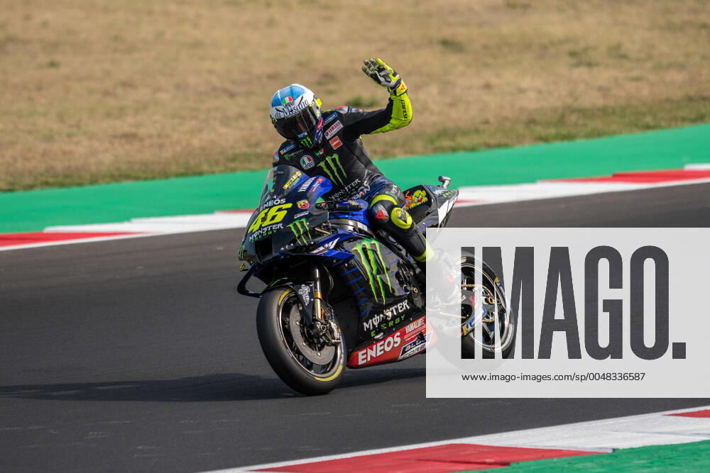 VALENTINO ROSSI - MONSTER ENERGY YAMAHA MotoGP during Grand Prix of San Marino and Riviera di Rimini - Free practice 4 and Q, MotoGP World Championship, WM, Weltmeisterschaft in misano adriatico, Italy, September 19 2020