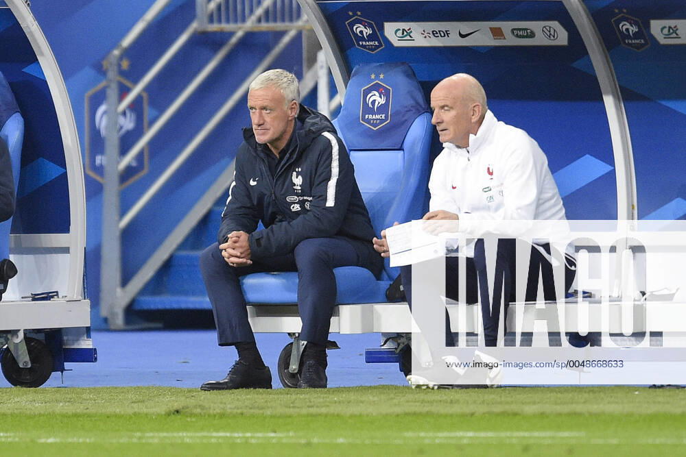 Didier Deschamps - Entraineur Selectionneur (France) FOOTBALL : France vs Ukraine - Match Amical - Paris 07 10 2020 JBAutissier Panoramic