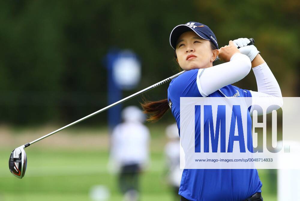Golf: Women s PGA, Golf Herren Championship Kim Sei Young of South Korea hits from the 11th tee during the third round of the Women s PGA Championship at Aronimink Golf Club in Newtown Square, Pennsylvania, on Oct. 10, 2020.