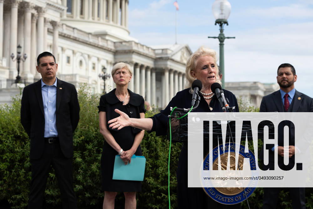 Democratic press conference before Fauci testimony to House committee on coronavirus Rep. Debbie Dingell (D-MI) speaks during a press conference on a hearing of the House Select Committee on the Corona Virus Pandemic, that will feature testimony by Dr. Anthony Fauci, Washington, DC, June 3, 2024. Fauci, the former Director of the National Institute of Allergy and Infectious Diseases, was the public face of the government response to the coronavirus and a frequent target of Republican lawmakers ire arising from the shutdown. Washington DC United States