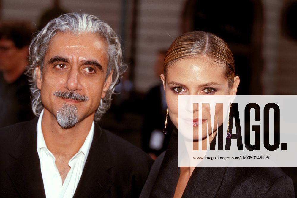 Model Heidi Klum (GER) mit Ehemann Ric Pipino (USA Hairstylist) anlässlich der Preisverleihung des Internationalen Club of Budapest in Frankfurt