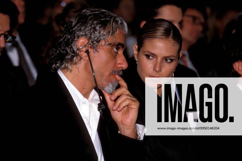Model Heidi Klum (GER) mit Ehemann Ric Pipino (USA Hairstylist) anlässlich der Preisverleihung des Internationalen Club of Budapest in Frankfurt