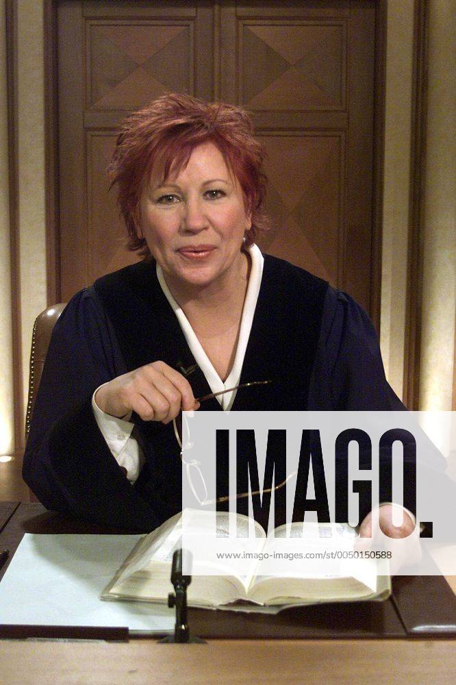 Richterin Barbara Salesch (GER) anlässlich der Aufzeichnung der 500. Sendung
