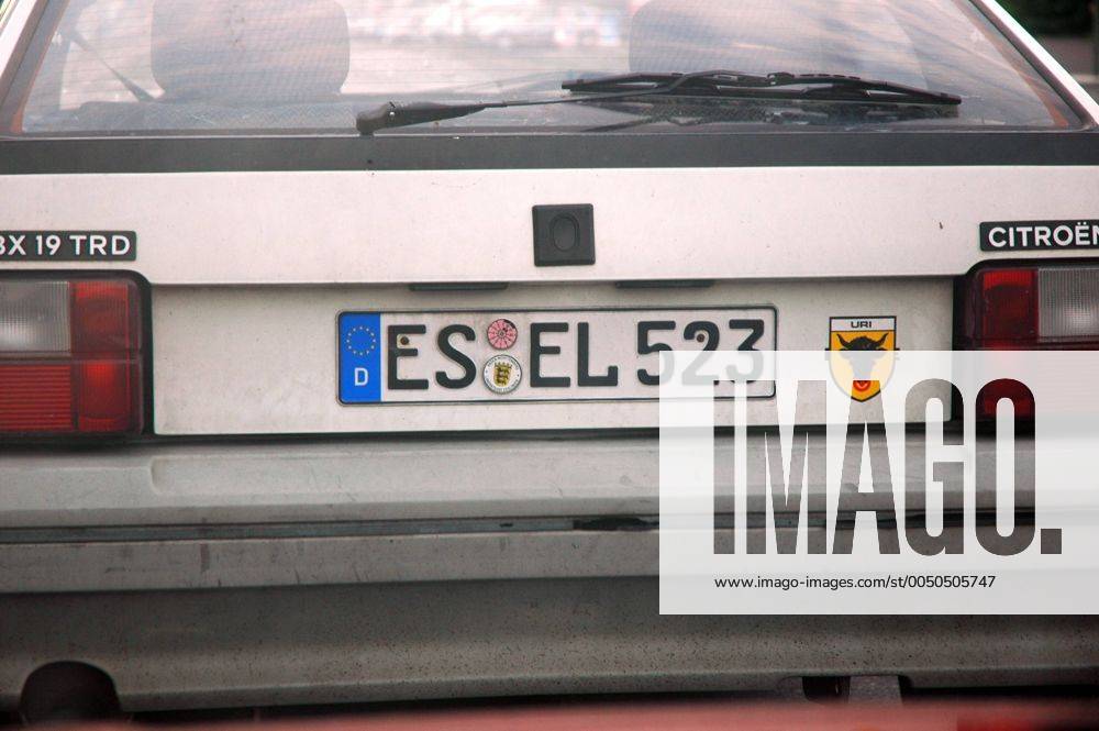 ES-EL - Witziges Autokennzeichen aus Esslingen