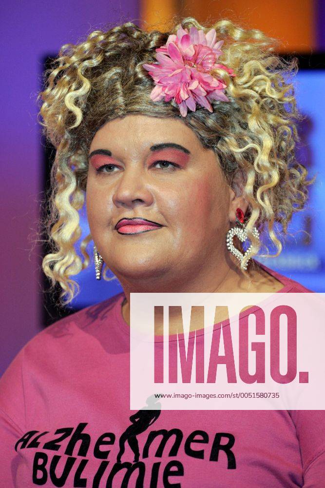 Comedian Cindy aus Marzahn (GER) anlässlich der Sat1-Fernsehshow - Wer zuletzt lacht - in Berlin