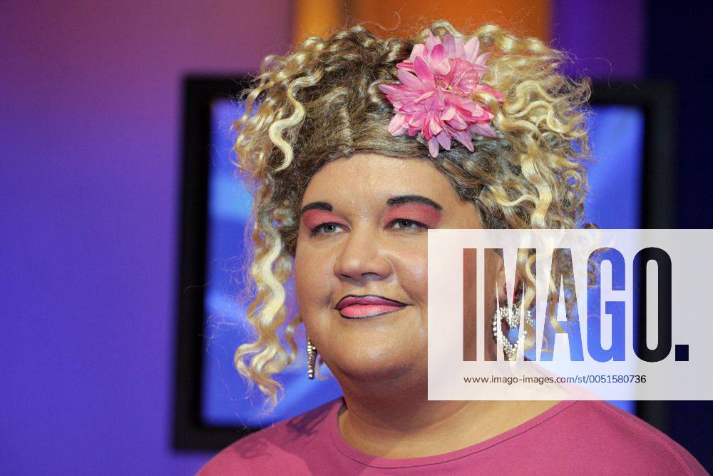Comedian Cindy aus Marzahn (GER) anlässlich der Sat1-Fernsehshow - Wer zuletzt lacht - in Berlin