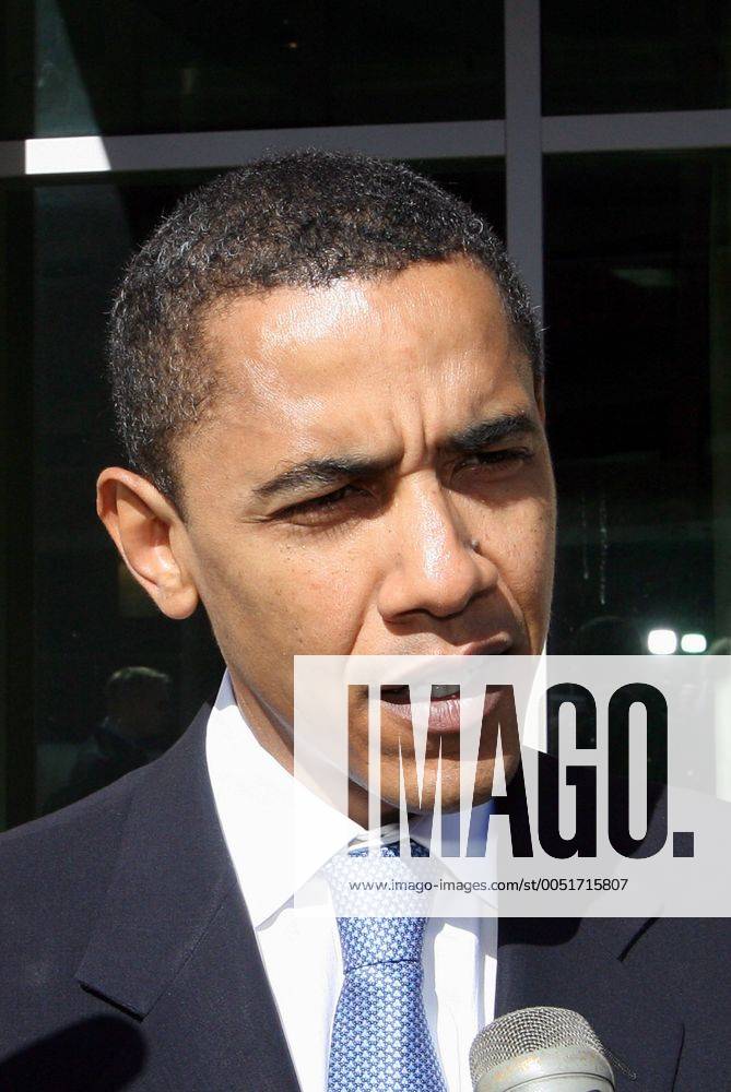 Präsidentschaftskandidat Barack Obama (USA Demokraten Senator Illinois) in St. Louis - (slp2007022206)