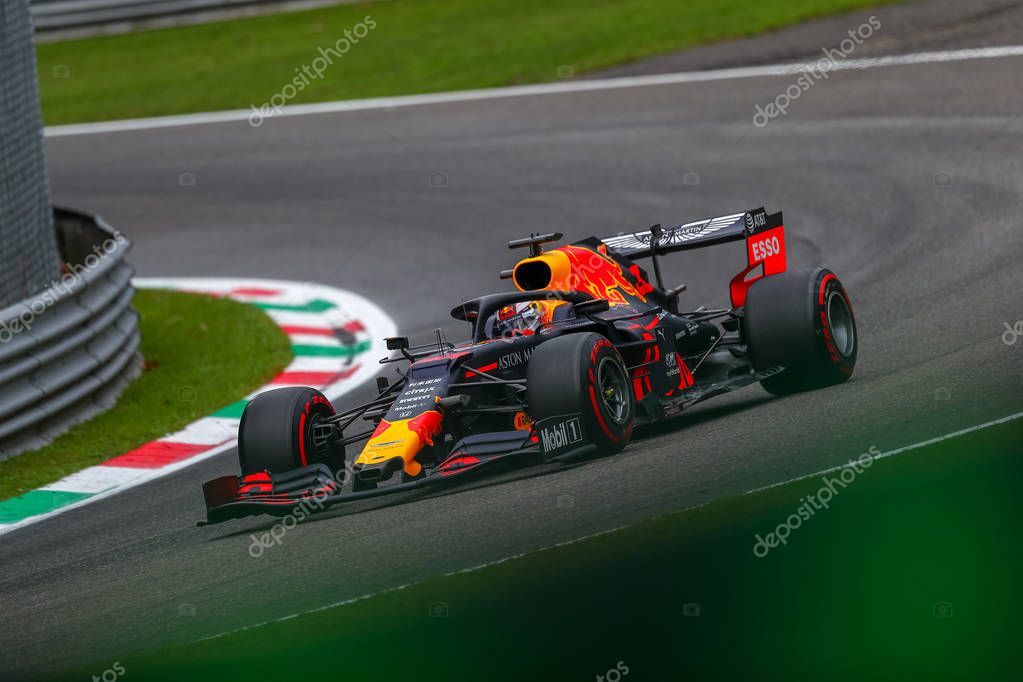 #33 MAX VERSTAPPEN ASTON MARTIN RED BULL RACING HONDA. ITALIAN GP, MONZA 5-8 SEPTEMBER 2019 during Grand Prix Heineken Of Italy 2019 - Friday - Free Practice 1 And 2 , Formula 1 Championship in Monza (MB), Italy, September 07 2019 - LPS/Alessio De M